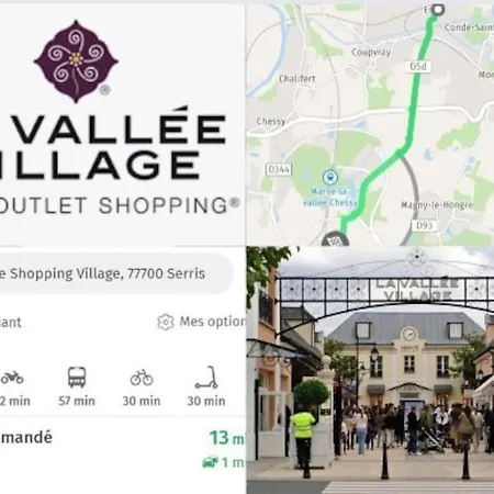 Disneyland 4 Personnes Wifi Box Proche Gare Bus